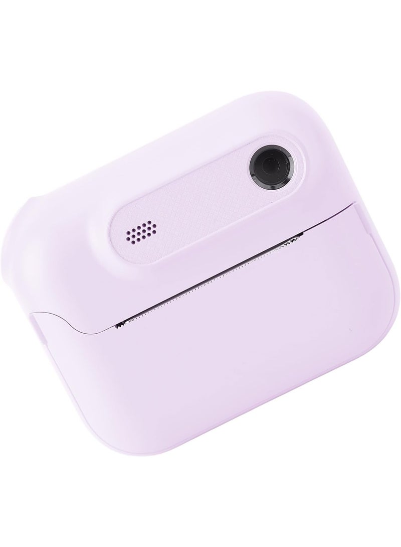 AVELORNOV Instant Print Kids Camera – 48MP HD Digital Photo Printer with 6× Zoom, Built-In MP3 & Games – Creative Learning Camera for Children (Purple) - Image 2